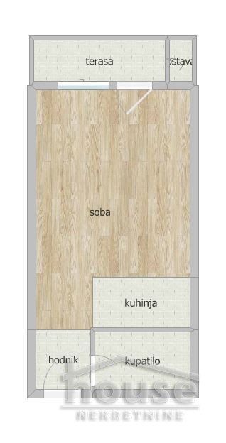Slika 1 - Stan,NOVI SAD,NOVA DETELINARA,kv: 25.00, € 88000, ID: 1066328