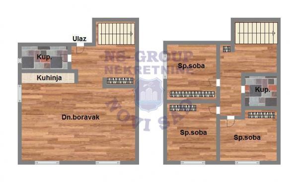 Glavna slika -Troiposoban 73m2 Petrovaradin
