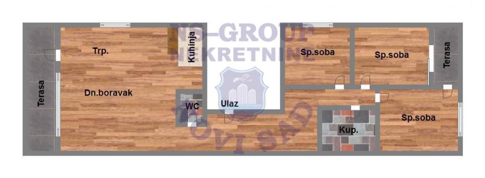 Slika 11 - Odličan, lepo namešten četvorosoban stan, parking, Veternička rampa š. 579106
