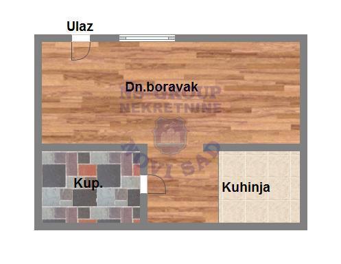 Glavna slika -Jednosoban, 20m2, Veternička rampa Novi Sad