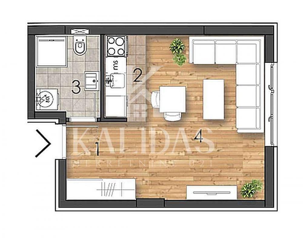 Slika 11 - Stan,NOVI SAD,TELEP,kv: 28, € 91000, ID: 1009056