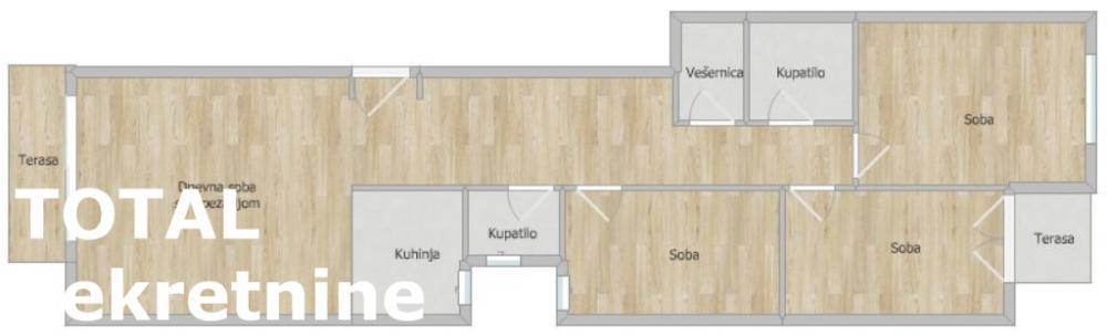 Glavna slika -Stan,NOVI SAD,TELEP,kv: 89.00, € 245800, ID: 1103301