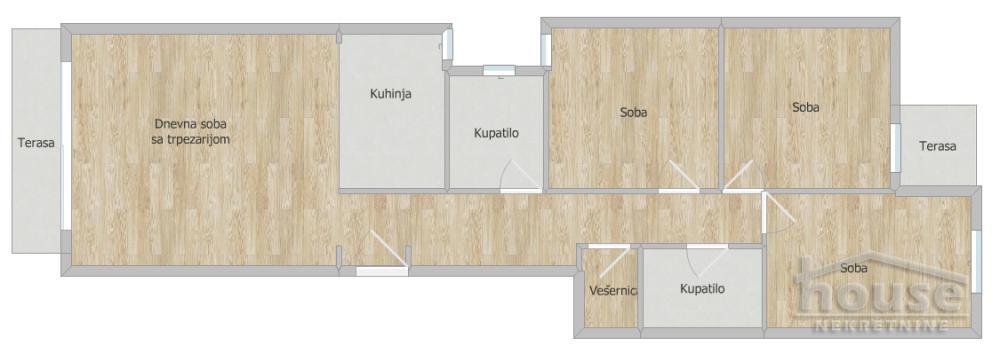 Glavna slika -Stan,NOVI SAD,TELEP,kv: 89.00, € 244970, ID: 1066458