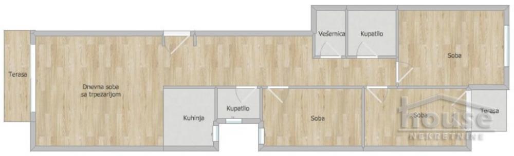 Glavna slika -Stan,NOVI SAD,TELEP,kv: 89.00, € 245800, ID: 1066455