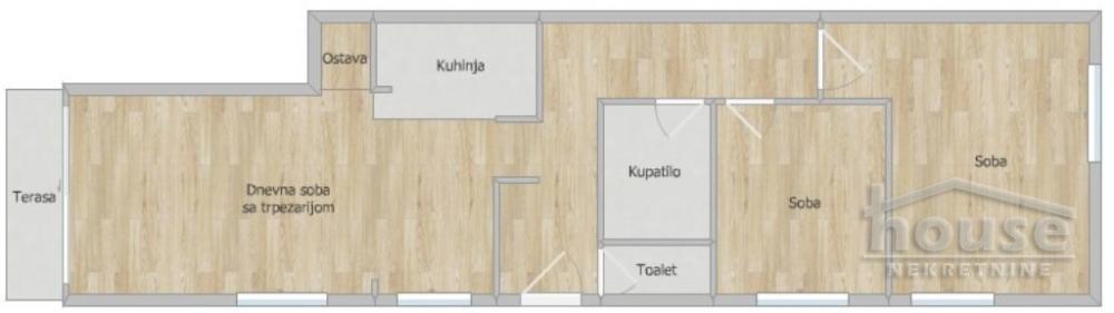 Glavna slika -Stan,NOVI SAD,TELEP,kv: 72.00, € 198000, ID: 1066454