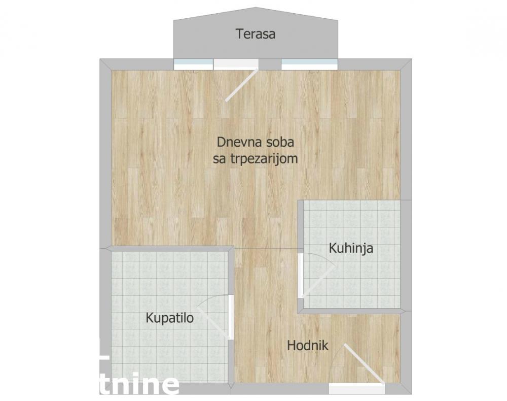 Slika 10 - Stan,NOVI SAD,NOVA DETELINARA,kv: 32.00, € 90000, ID: 1103094