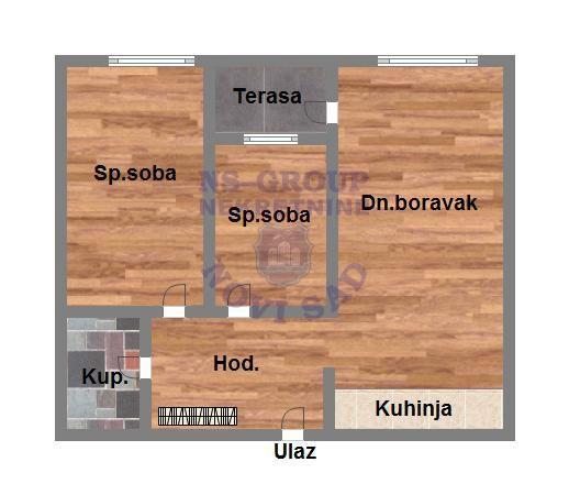 Glavna slika -Prodaje se odlican stan na Adicama 60m2