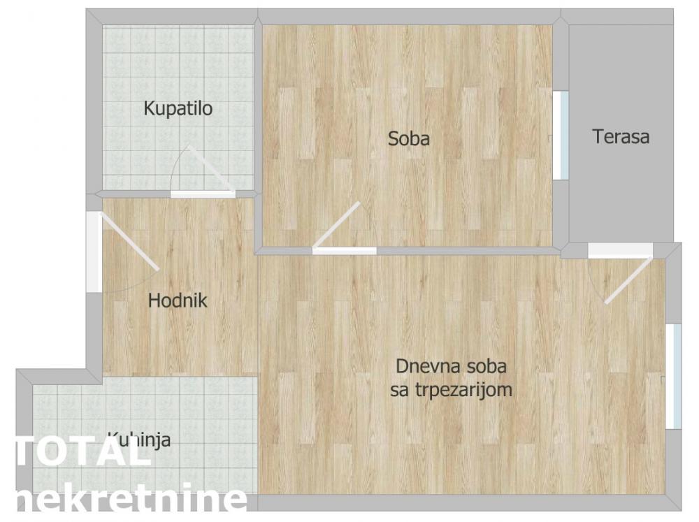 Slika 10 - Stan,PETROVARADIN,PETROVARADIN,kv: 45.00, € 125000, ID: 1103340