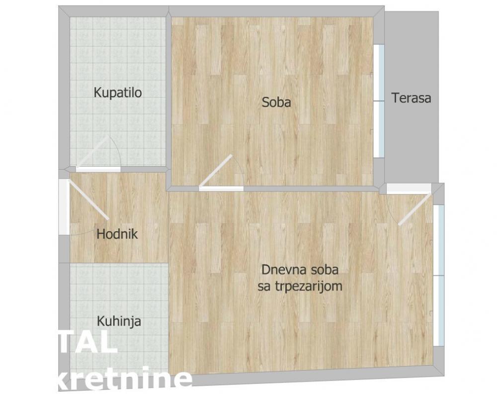 Glavna slika -Stan,NOVI SAD,TELEP,kv: 39.00, € 114430, ID: 1101418