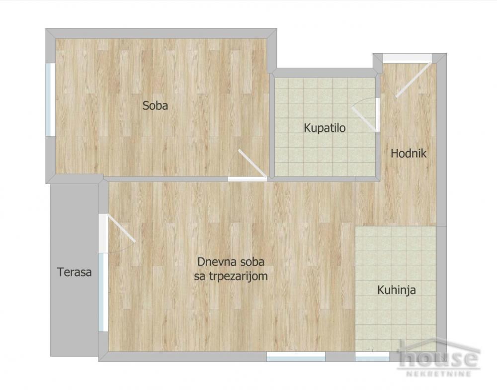 Glavna slika -Stan,NOVI SAD,TELEP,kv: 45.00, € 132680, ID: 1064551