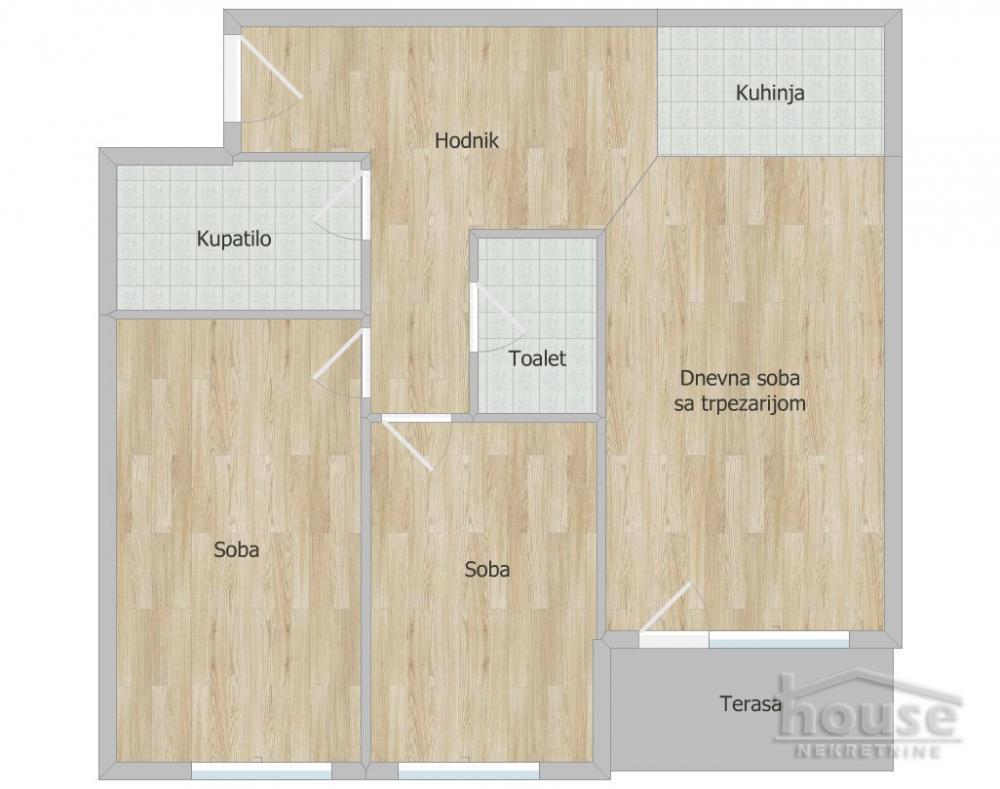 Glavna slika -Stan,NOVI SAD,TELEP,kv: 72.00, € 179450, ID: 1064557