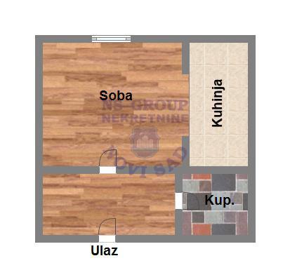Slika 0 - Prodaja stana, 27m2, Bulevar Evrope Novi Sad, sa terasom